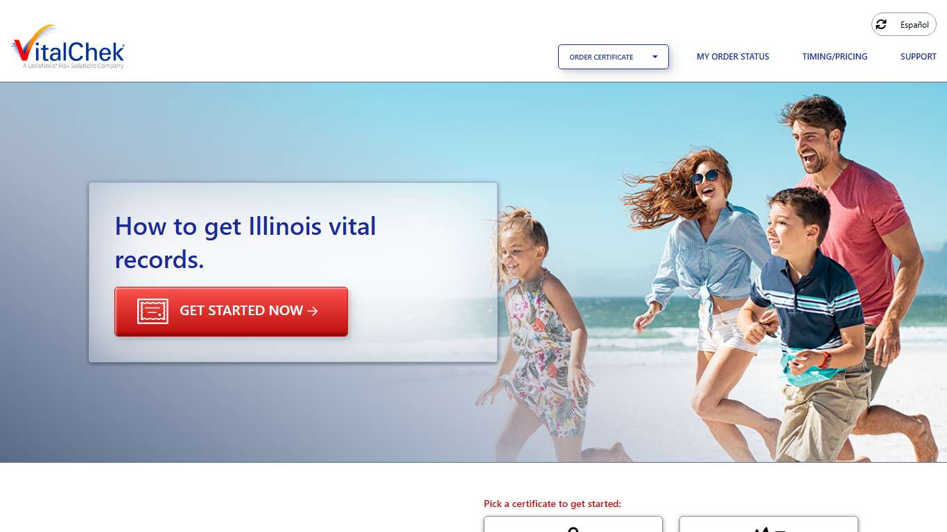 Illinois (IL) Vital Records | State Certificates - VitalChek